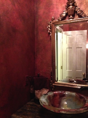 Red Plaster powder bath