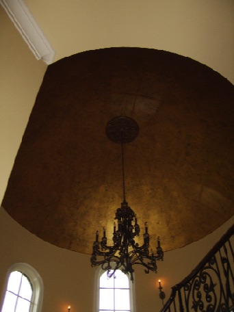 Gold Plaster Dome