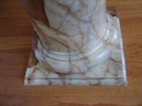 Close up of Marble Column