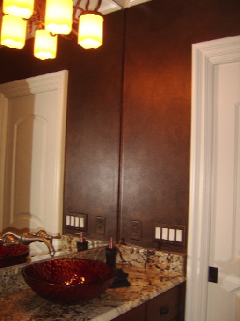 Copper and Bronze walls