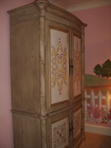 Armoire with Stencils
